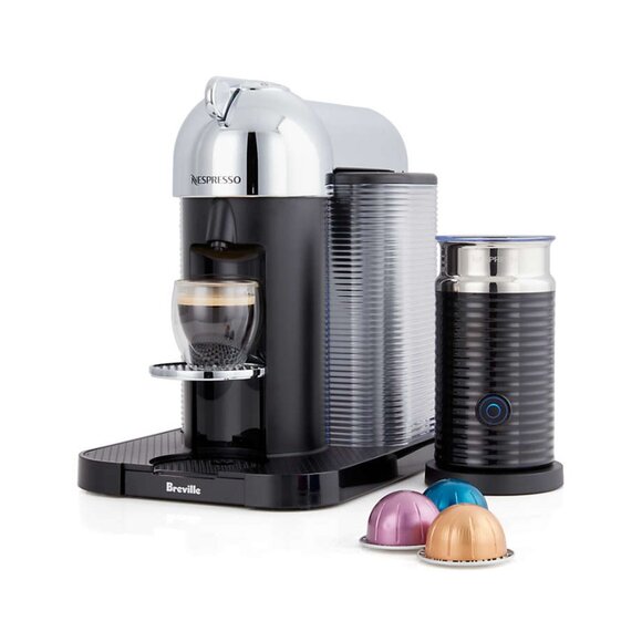 Nespresso Vertuo Coffee & Espresso Machine by Breville, Chrome - Picture 1 of 5